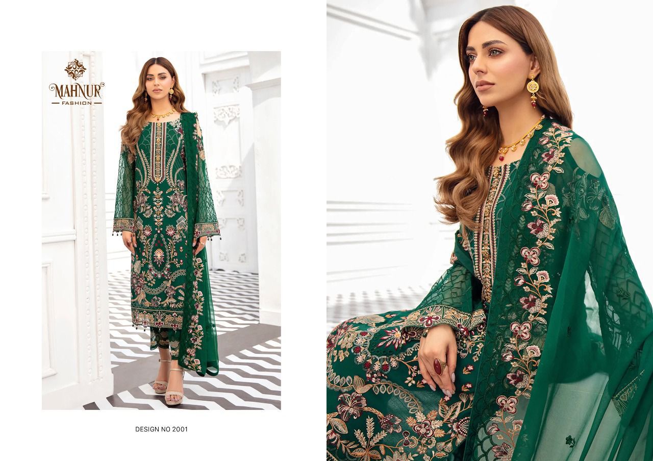 Mahnur 2 Fancy Wedding Wear Heavy Designer Salwar Suits Collection